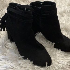 Black ankle boots